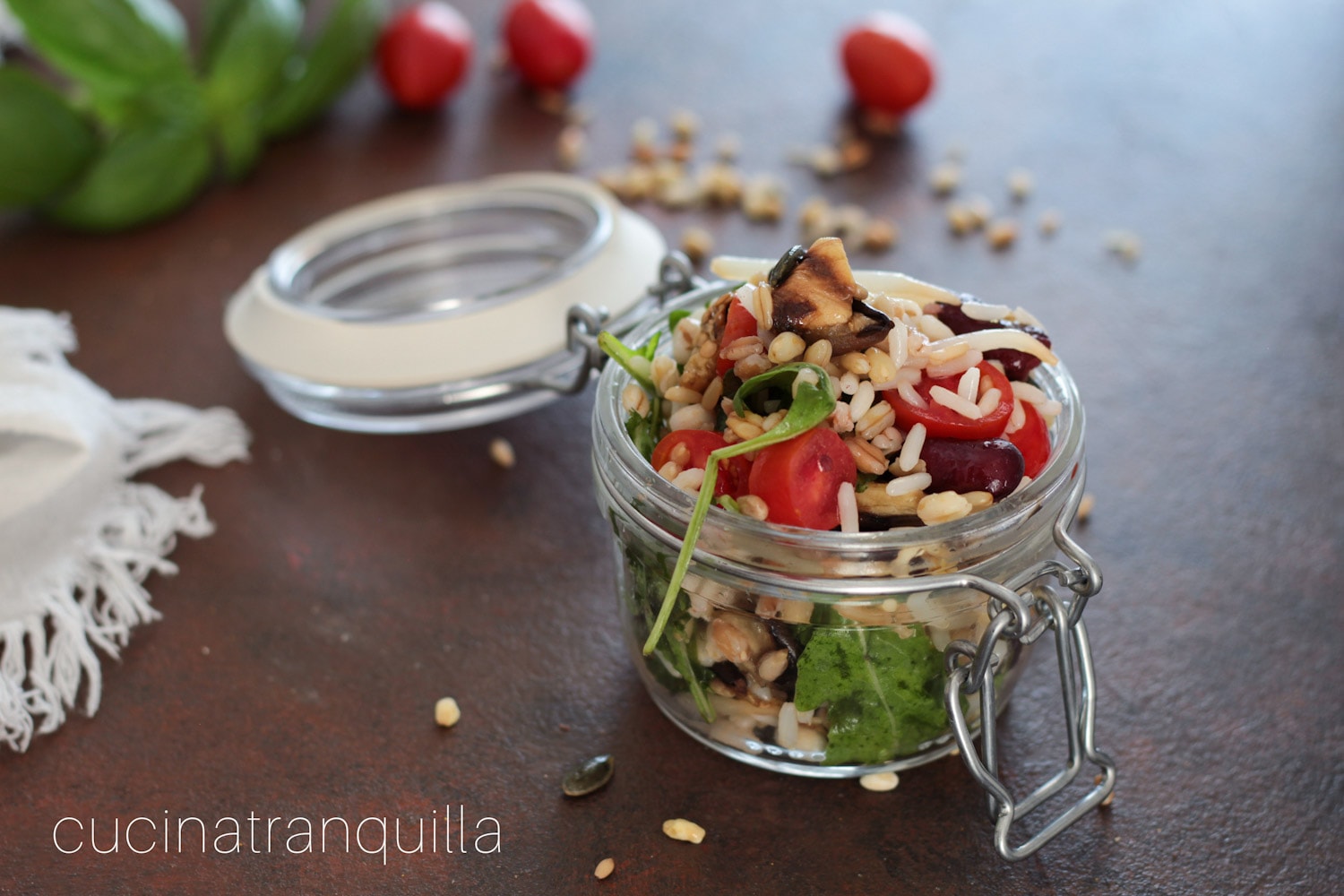 Grain Salad with Red Beans