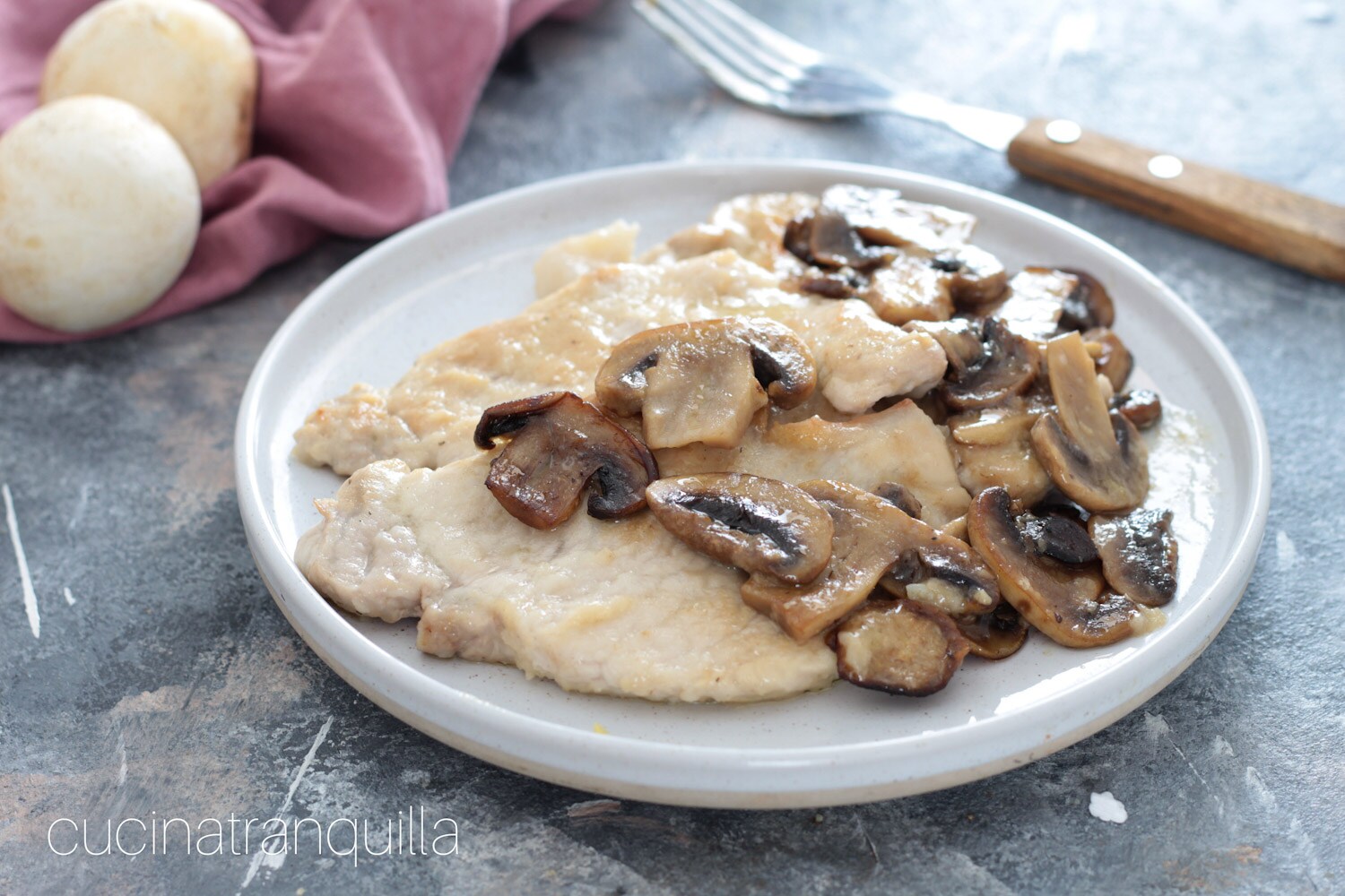 Pork Loin with Mushrooms