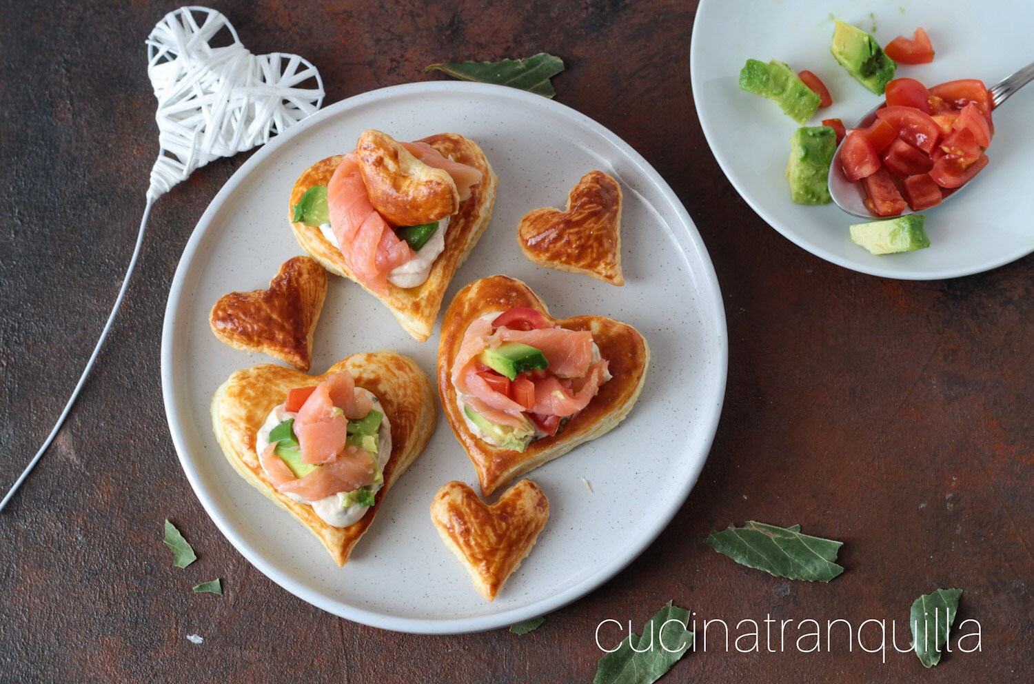 Savory Puff Pastry Hearts