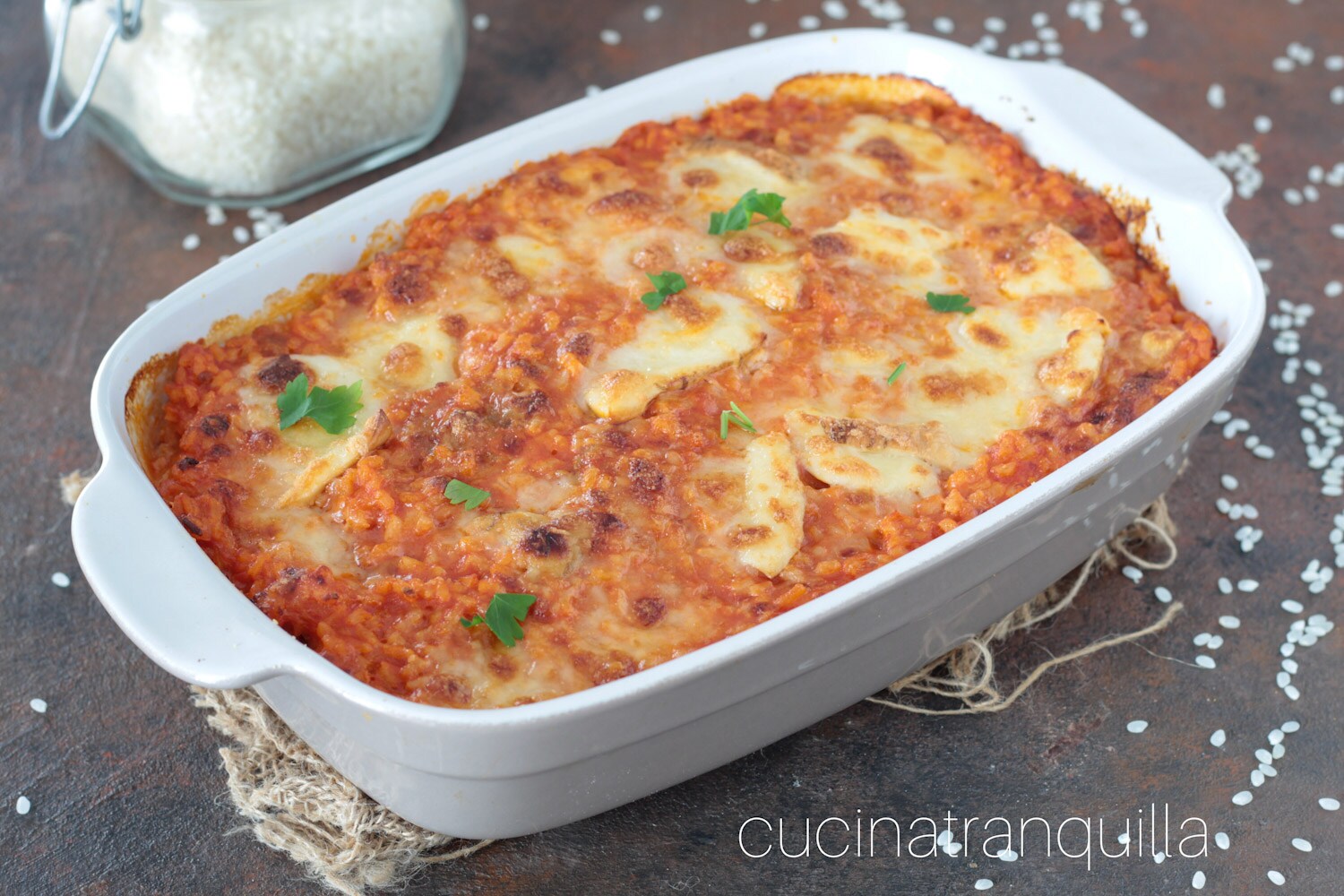 Baked Rice with Provola