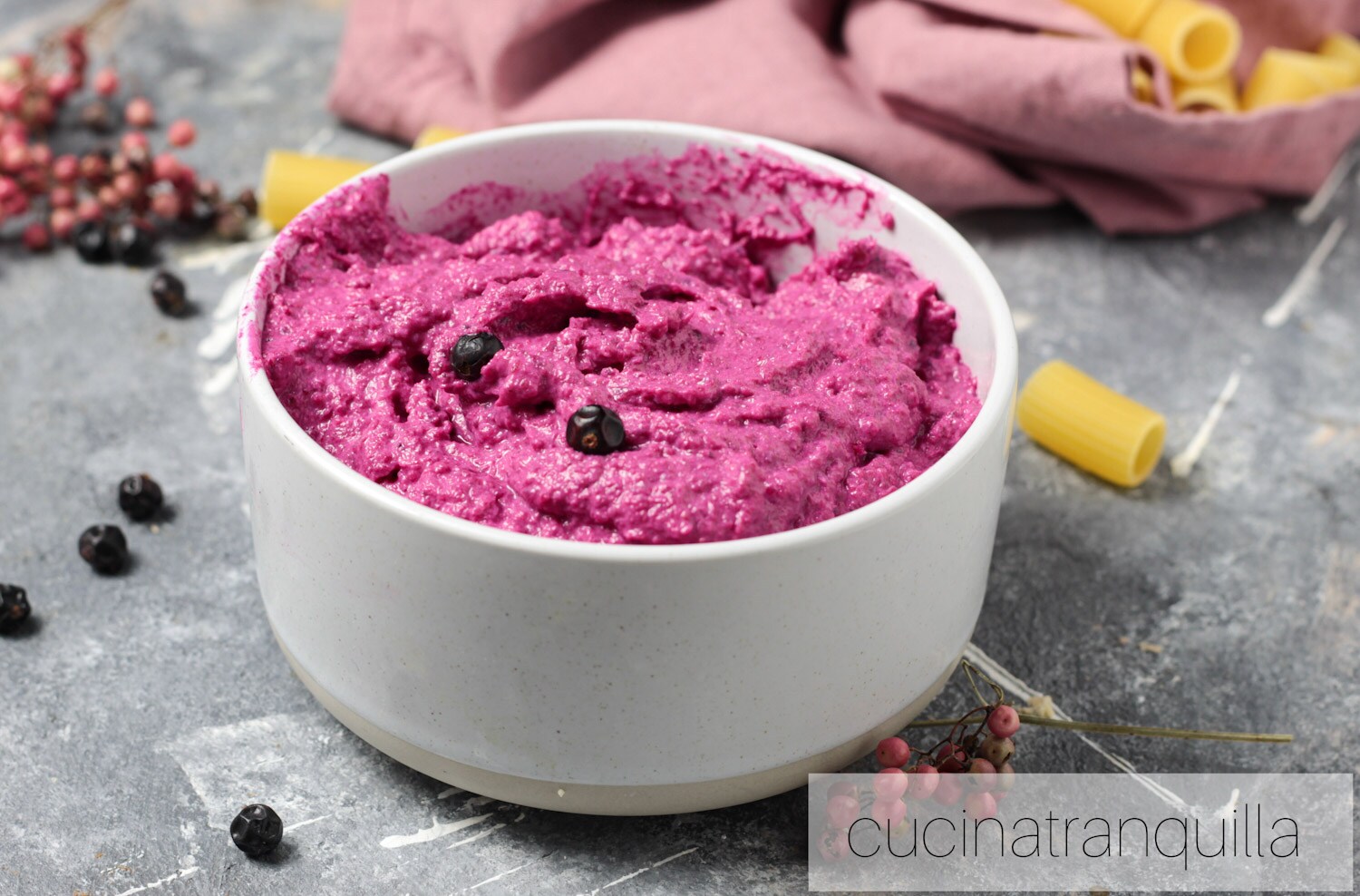 Beetroot Cream with Ricotta