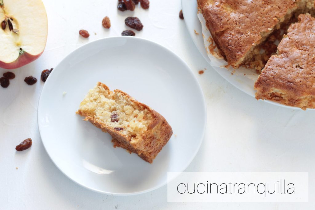 Apple Cake with Raisins