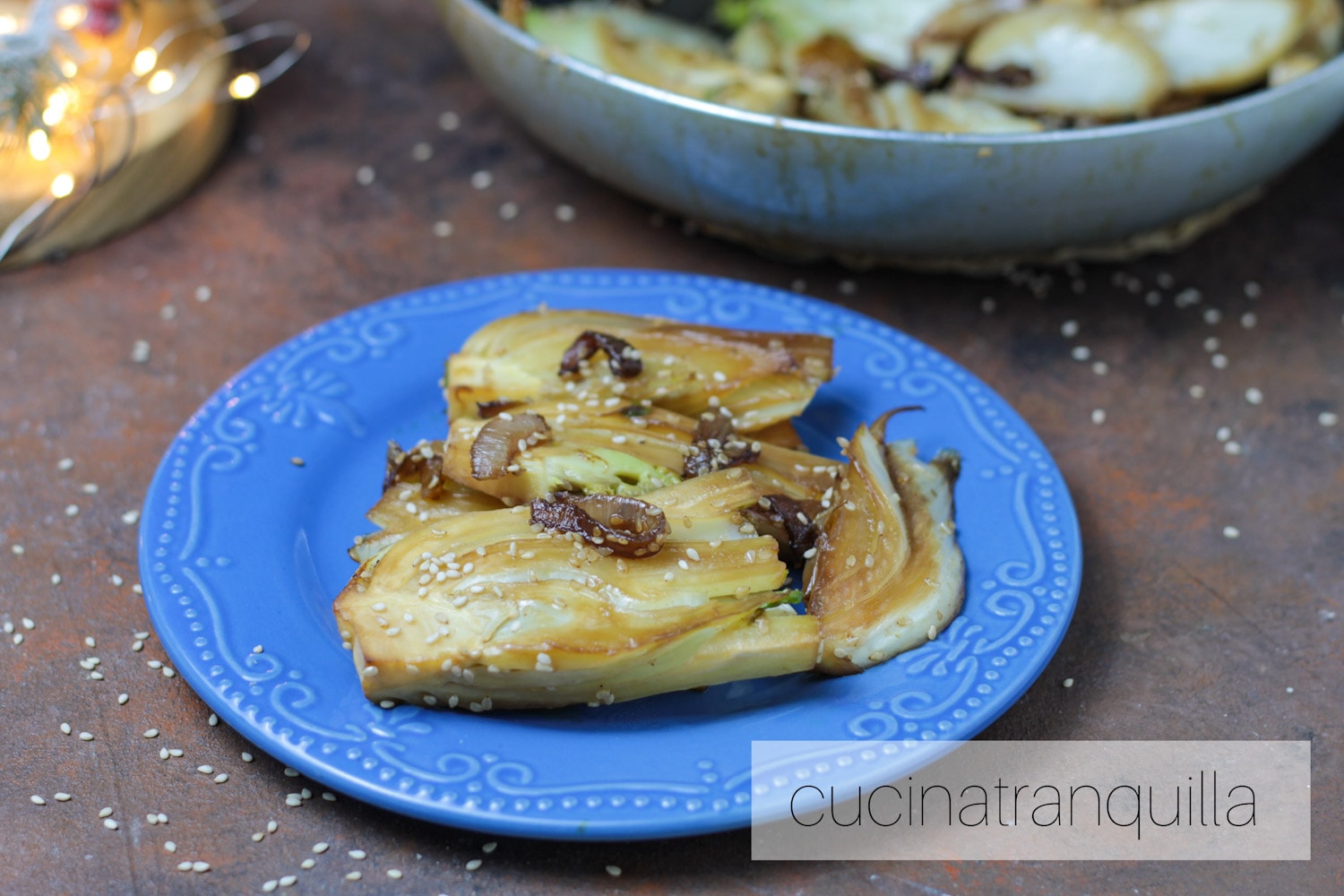 Pan-Fried Fennel with Soy Sauce