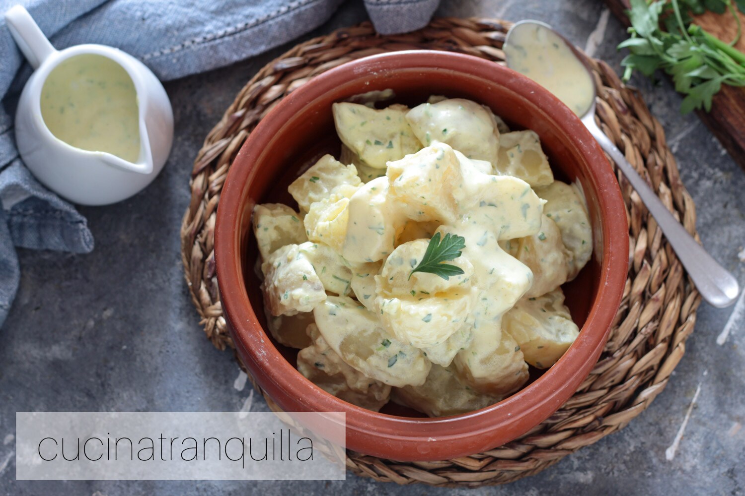Mustard Potatoes with Yogurt and Mayonnaise