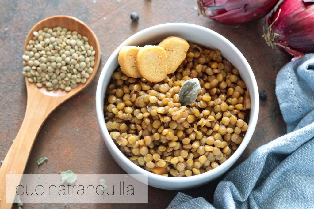 Lentils with Red Onion and Marsala