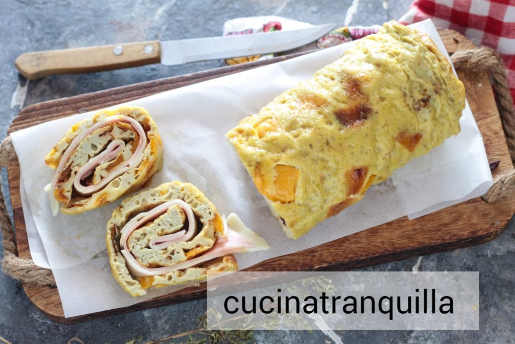 Omelet Roll with Peppers