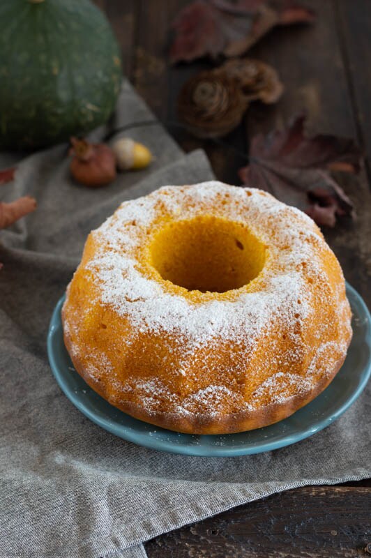 PUMPKIN BUNDT CAKE WITH RICE FLOUR