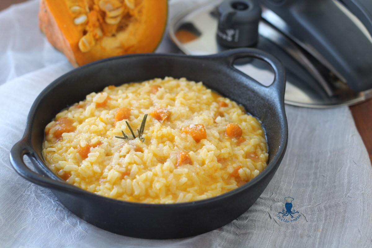 Pumpkin Risotto with the Pressure Cooker