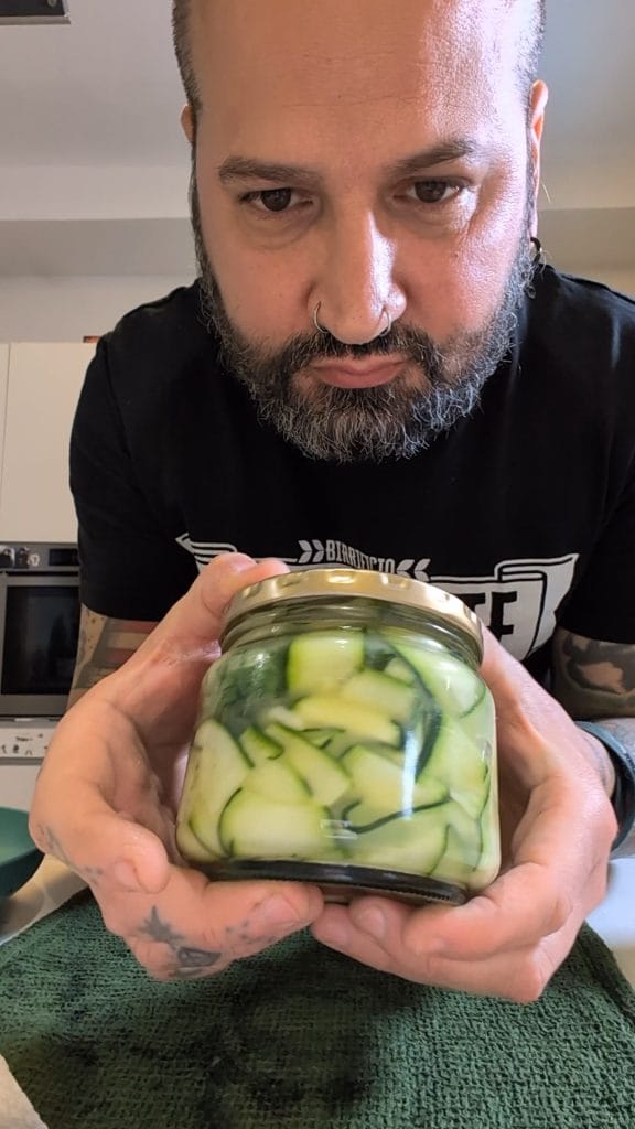 Marinated Zucchini with Lemon and Mint (with video)