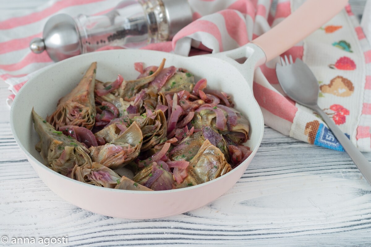 Pan-fried Artichokes
