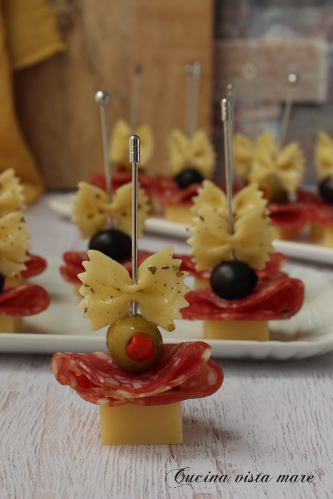 Pasta Skewers Sea View Cuisine