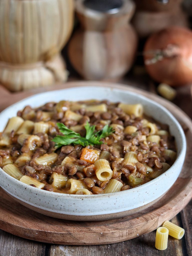 Pasta and Lentils