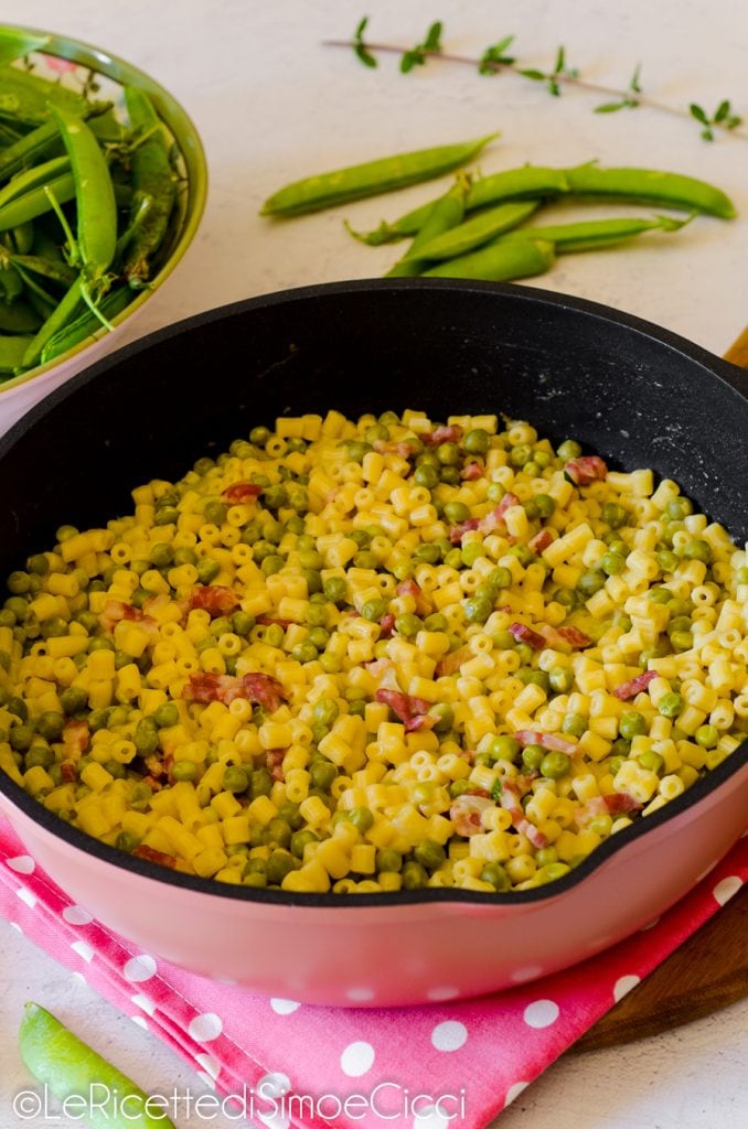 Pasta and peas
