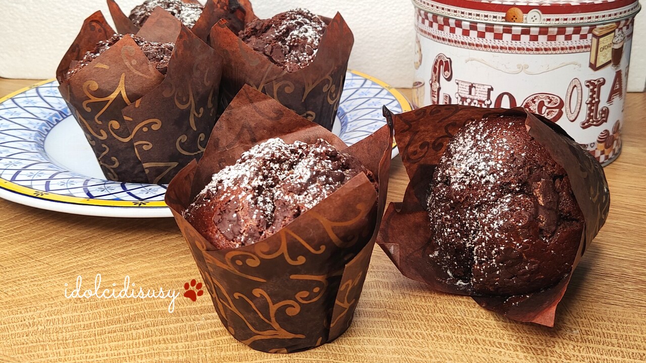 Soft Chocolate Muffins