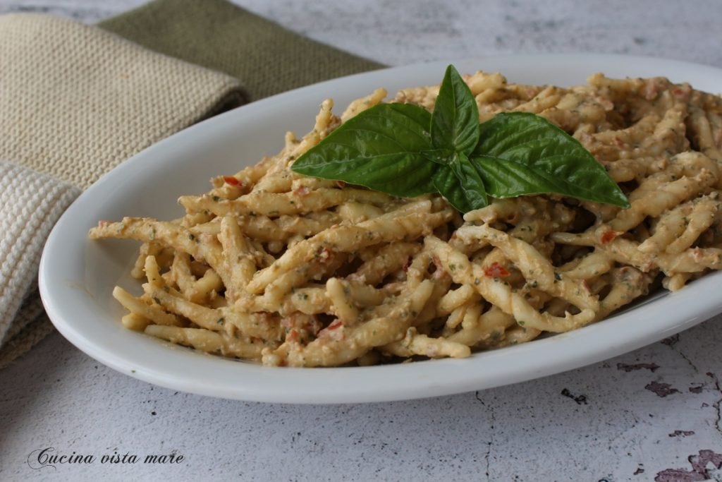 Pasta with Ricotta Pesto Sea View Kitchen