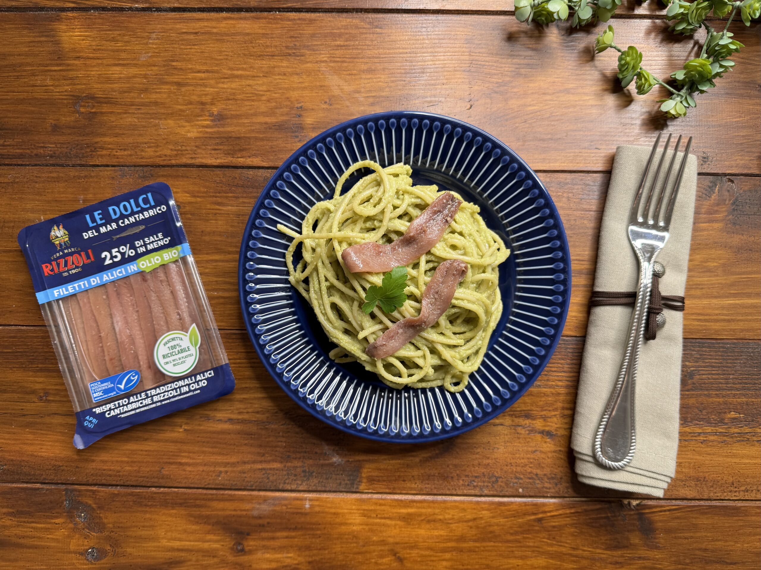 PASTA WITH LEMON AND ANCHOVIES