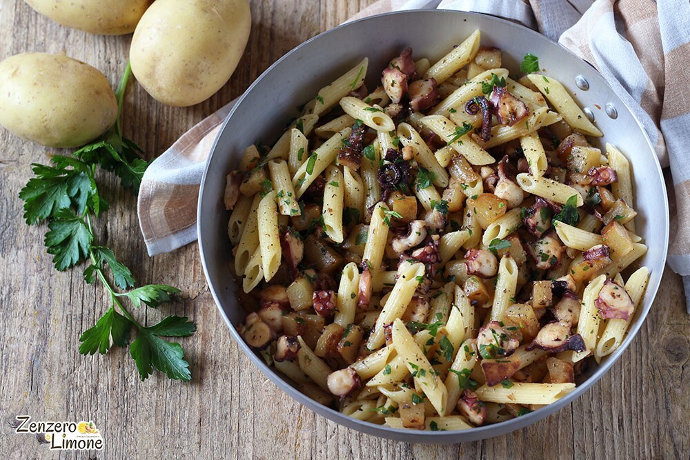 Pasta with Octopus and Potatoes