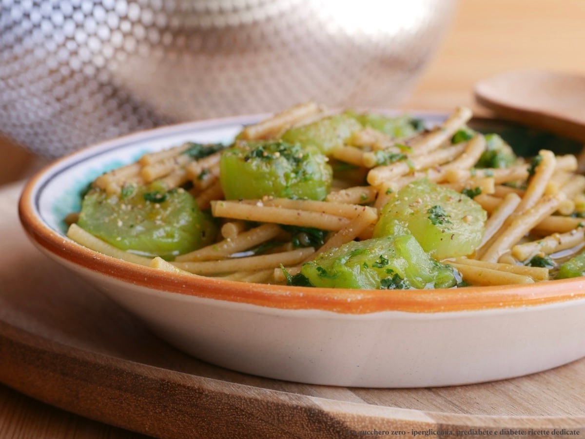 Pasta with Tenerumi and Long Sicilian Zucchini