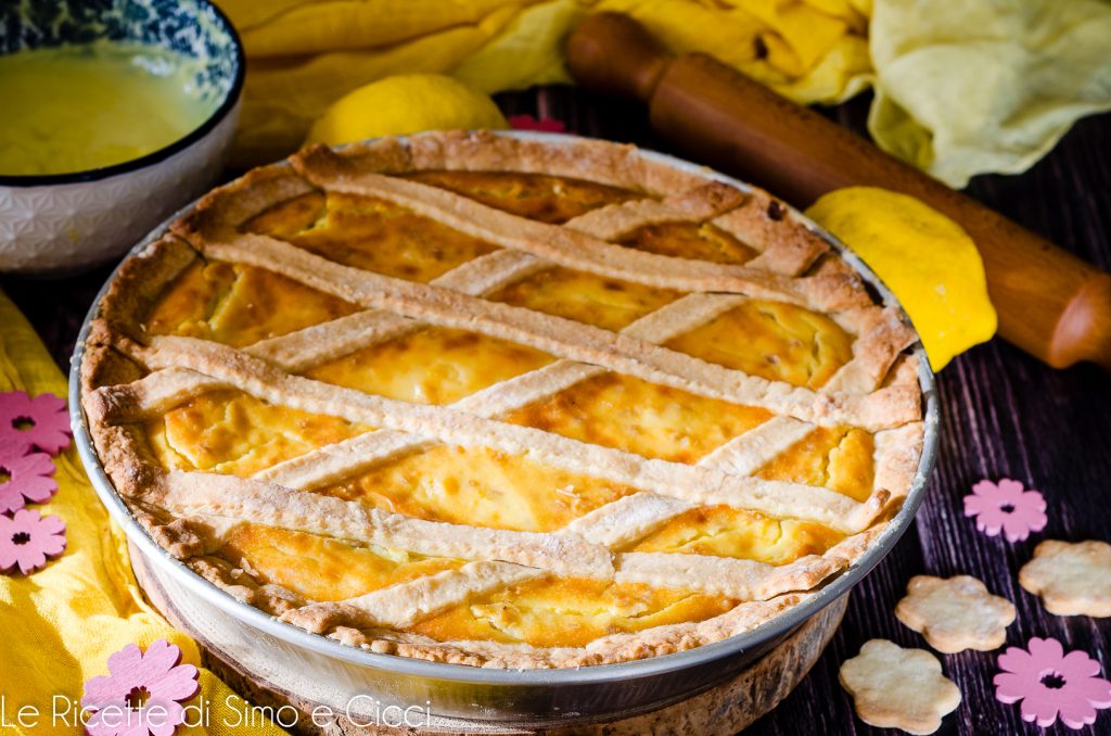 Pastiera with Custard Cream