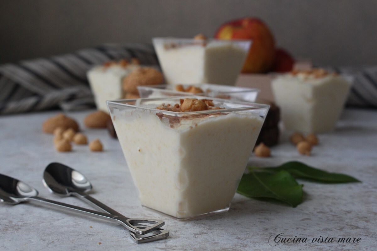 Peach and Amaretto Cups