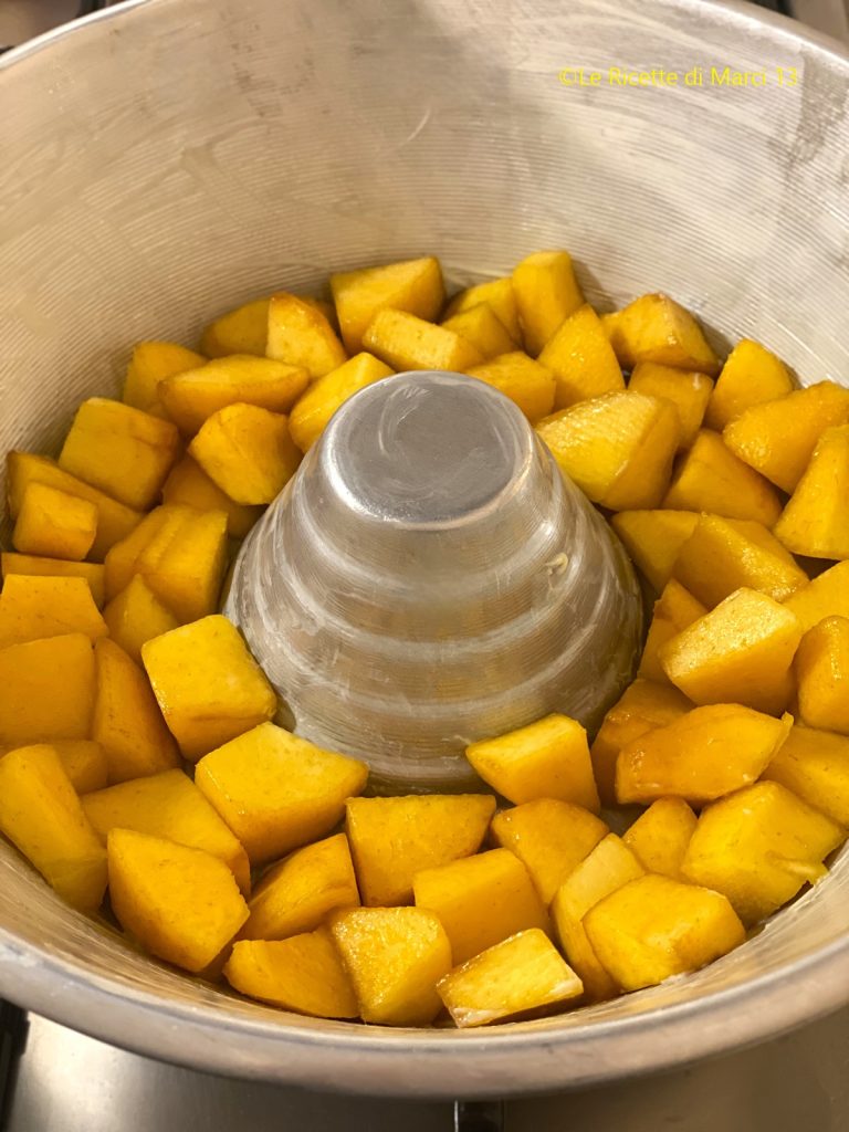 Peach and Condensed Milk Bundt Cake