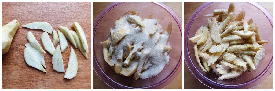 Pear mustard - step 1