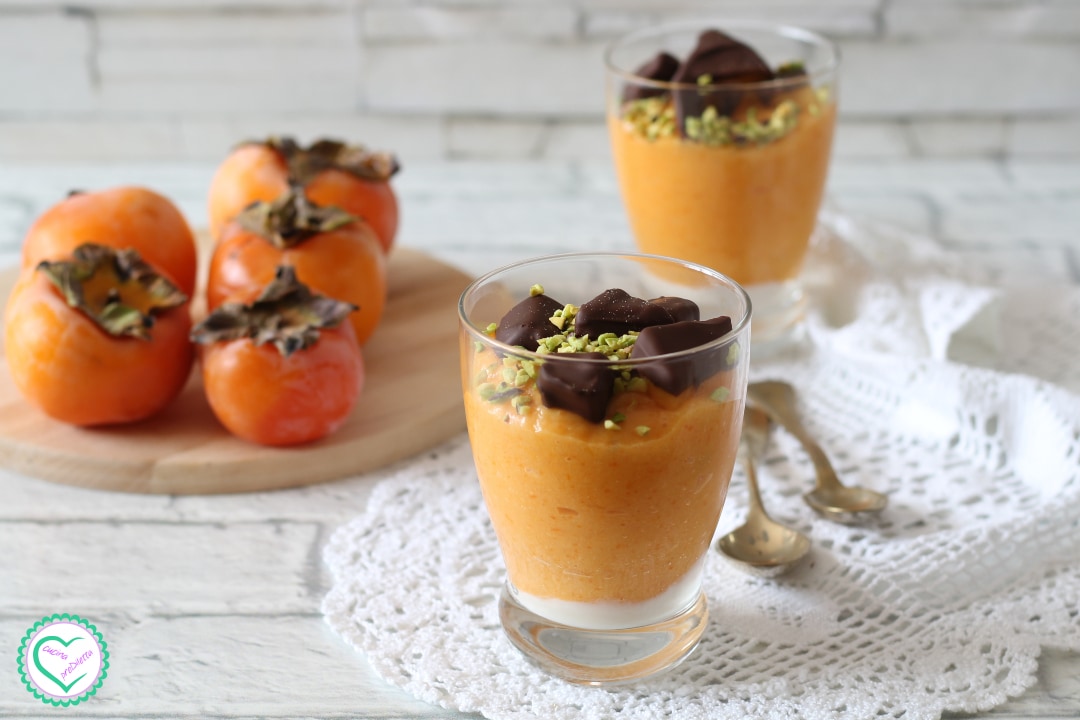 Persimmon and Yogurt Glasses