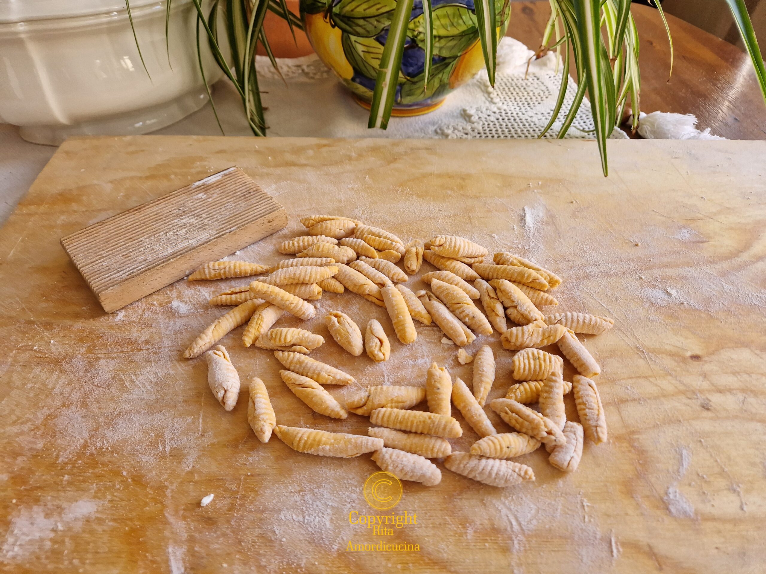 Pumpkin Cavatelli without Eggs