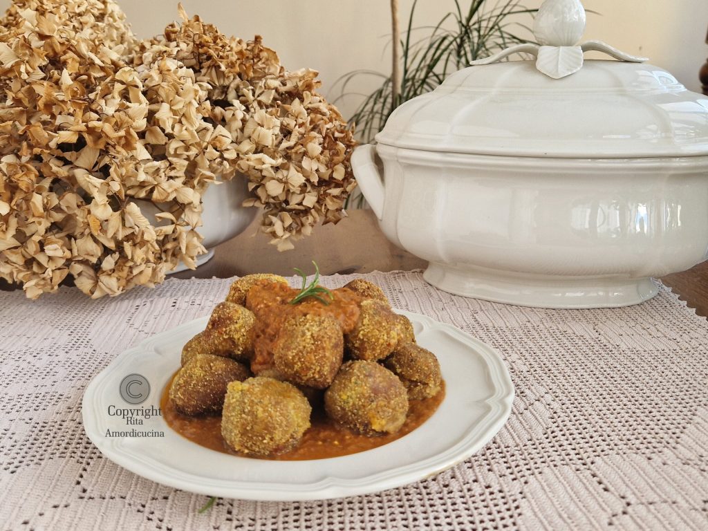 Oxtail Meatballs alla Vaccinara