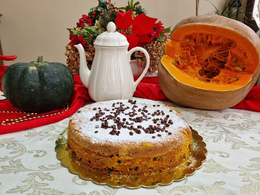 Pumpkin and Chocolate Chip Cake
