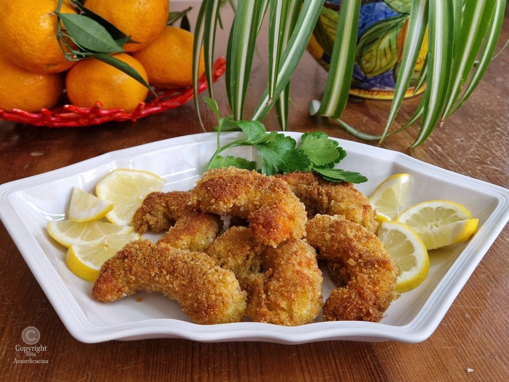 Sicilian Crusted Prawns