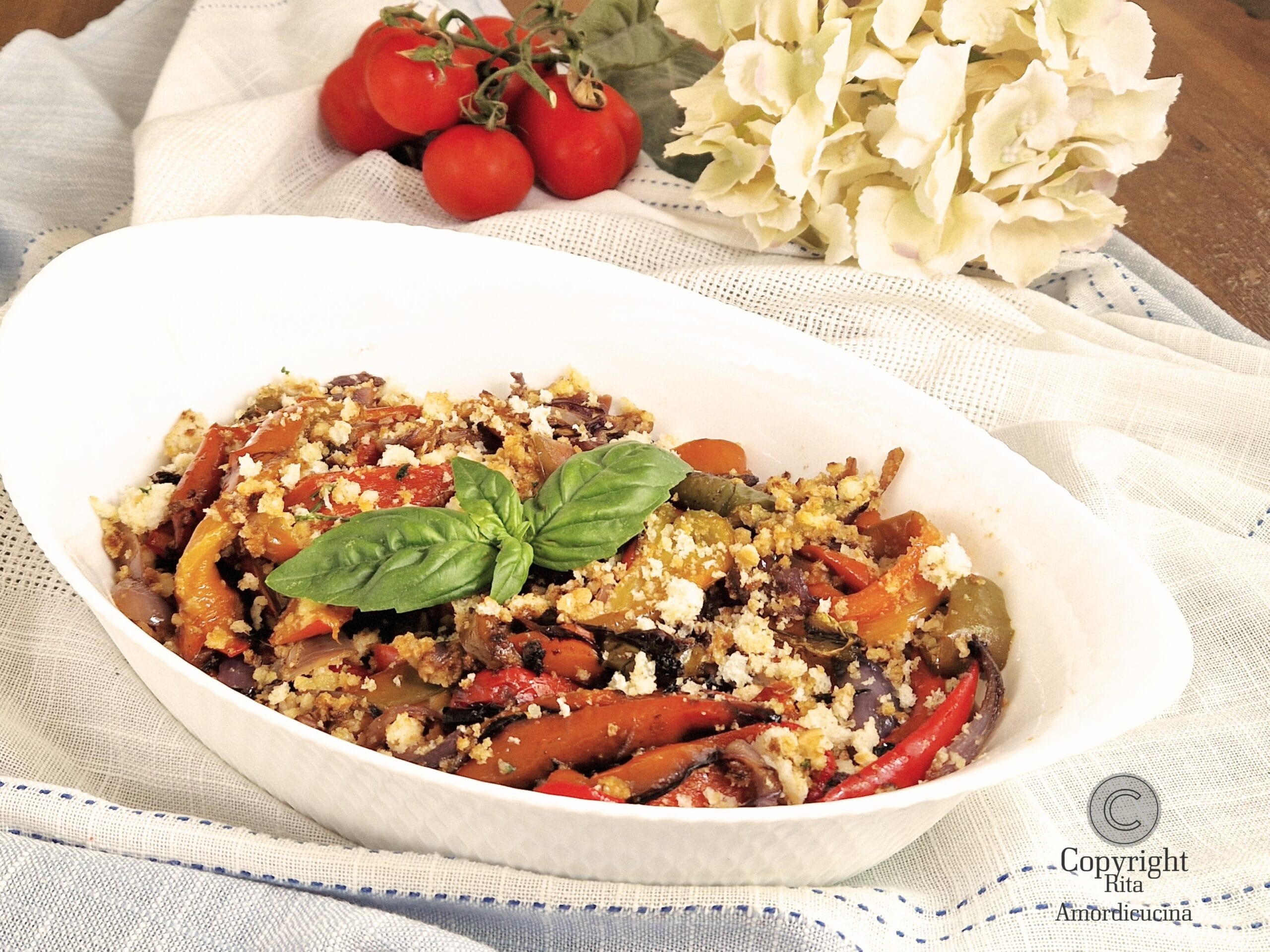 Breaded Peppers with Fresh Sheep Cheese