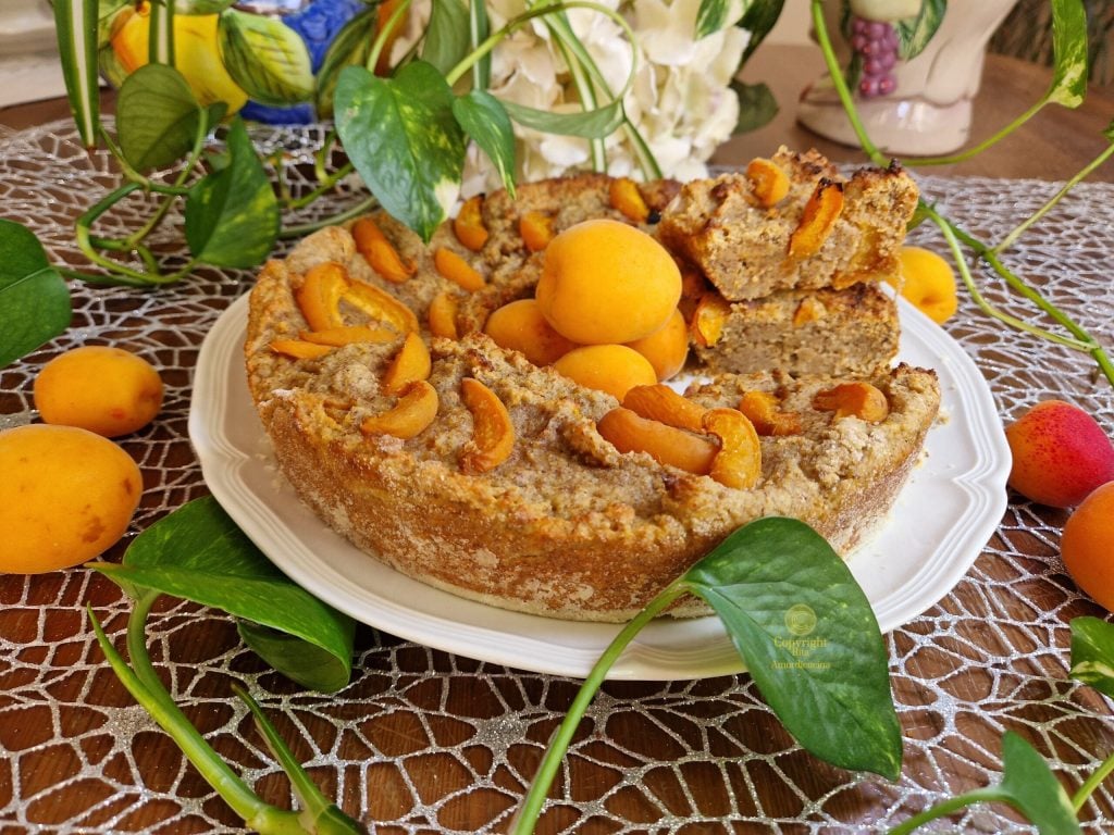 The Apricot Bundt Cake with Oats and Almonds