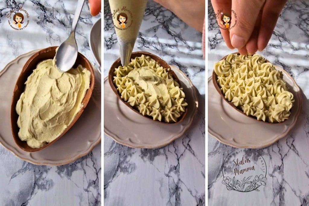 Pistachio Filled Easter Egg