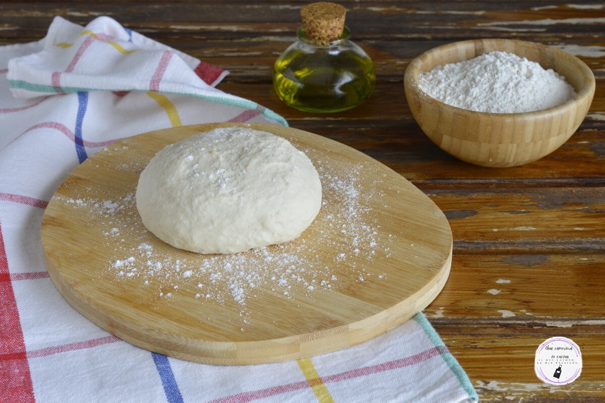 Pizza with 2 g of yeast