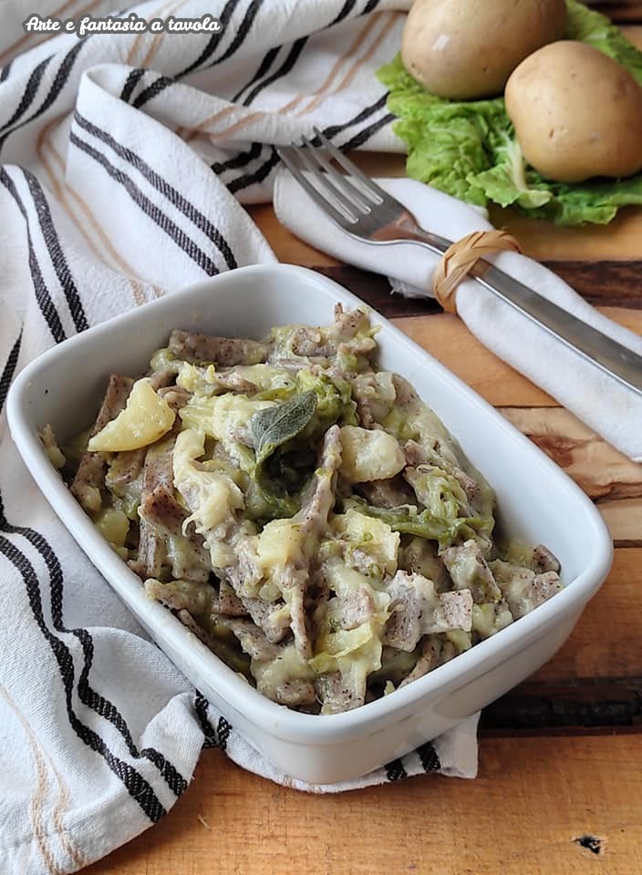 Pizzoccheri with Cabbage