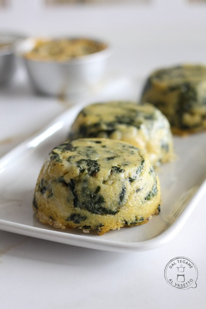 Polenta Flans in Air Fryer