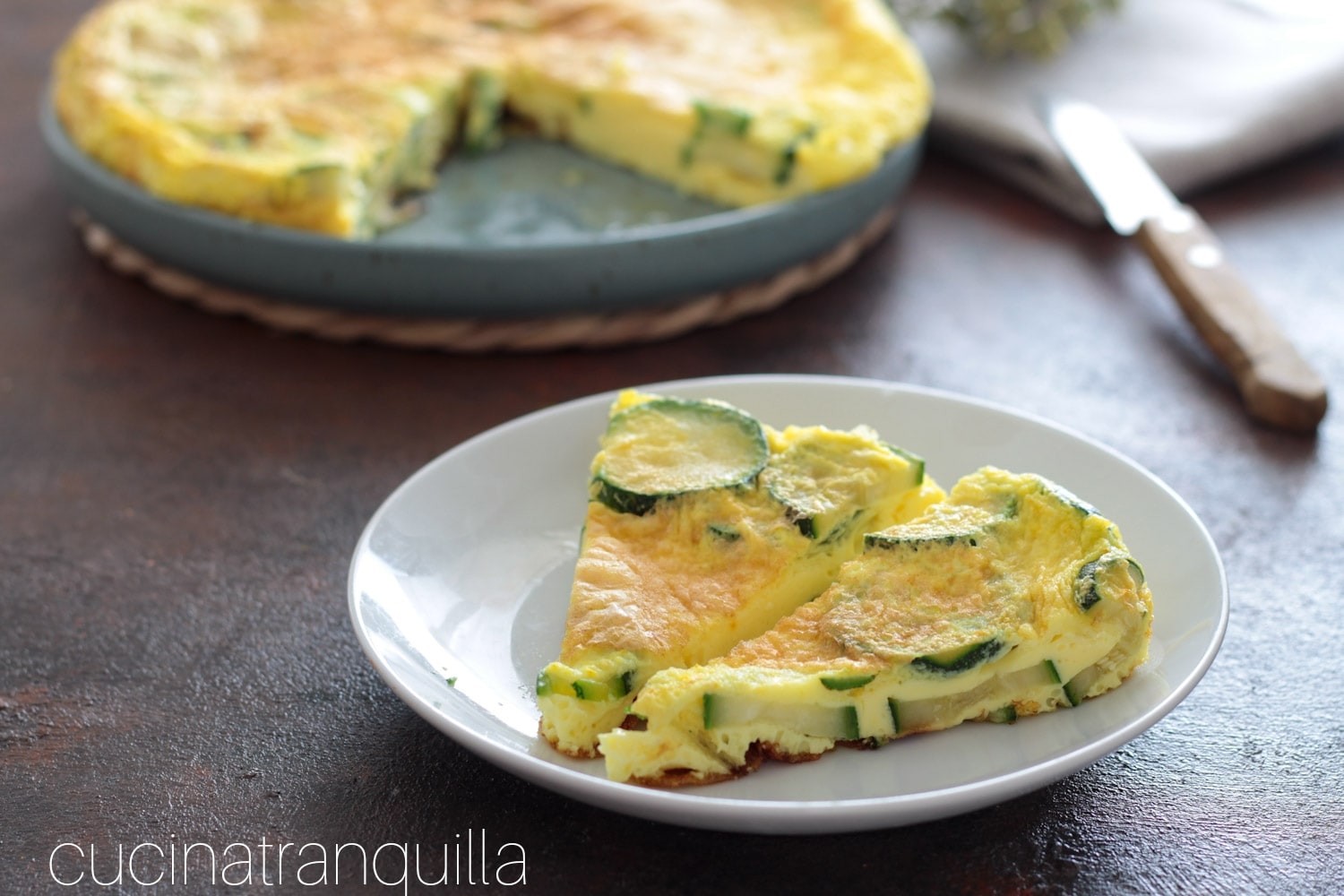 Egg White Omelette with Zucchini