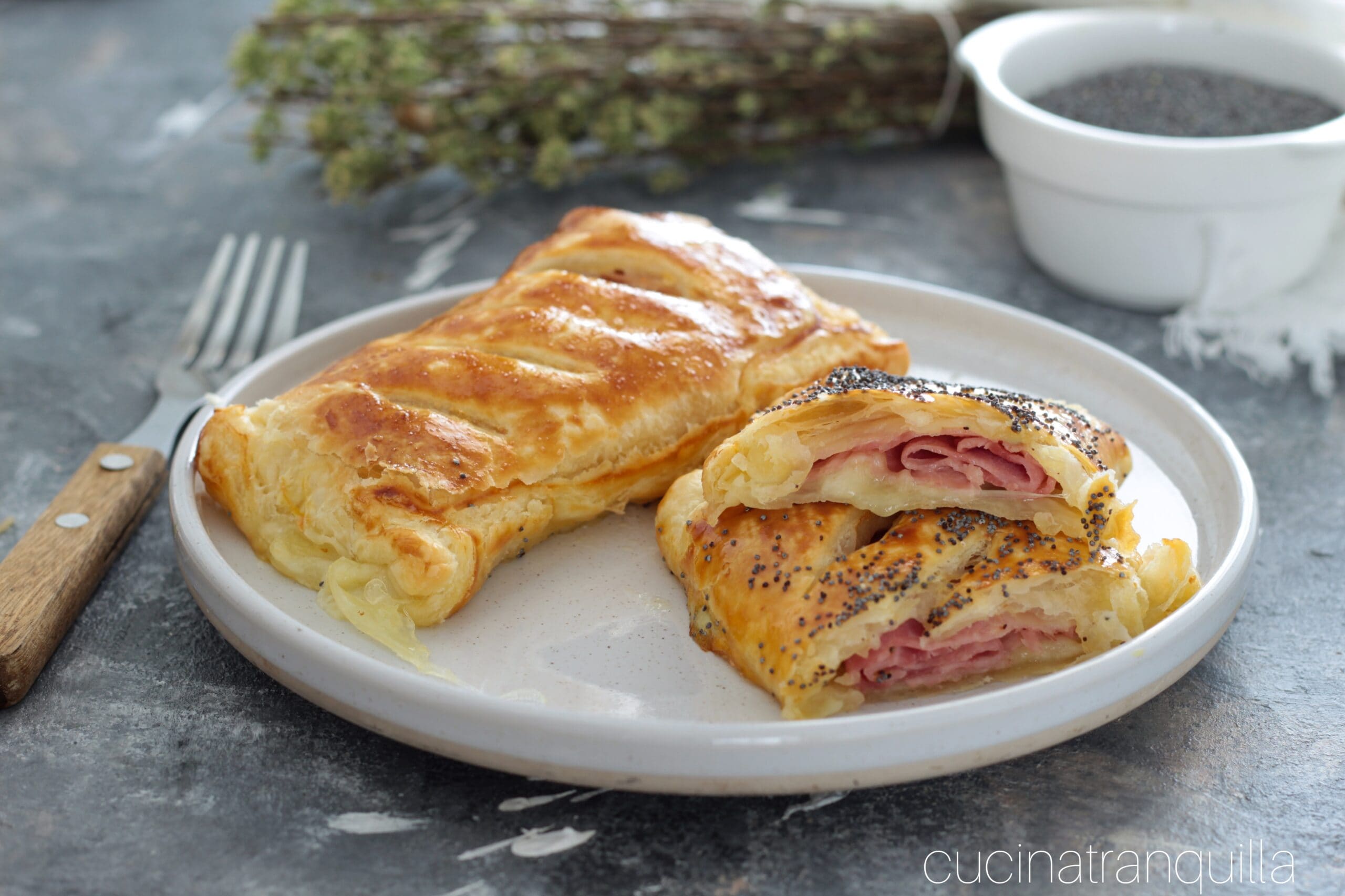 Savory Puff Pastry Pocket