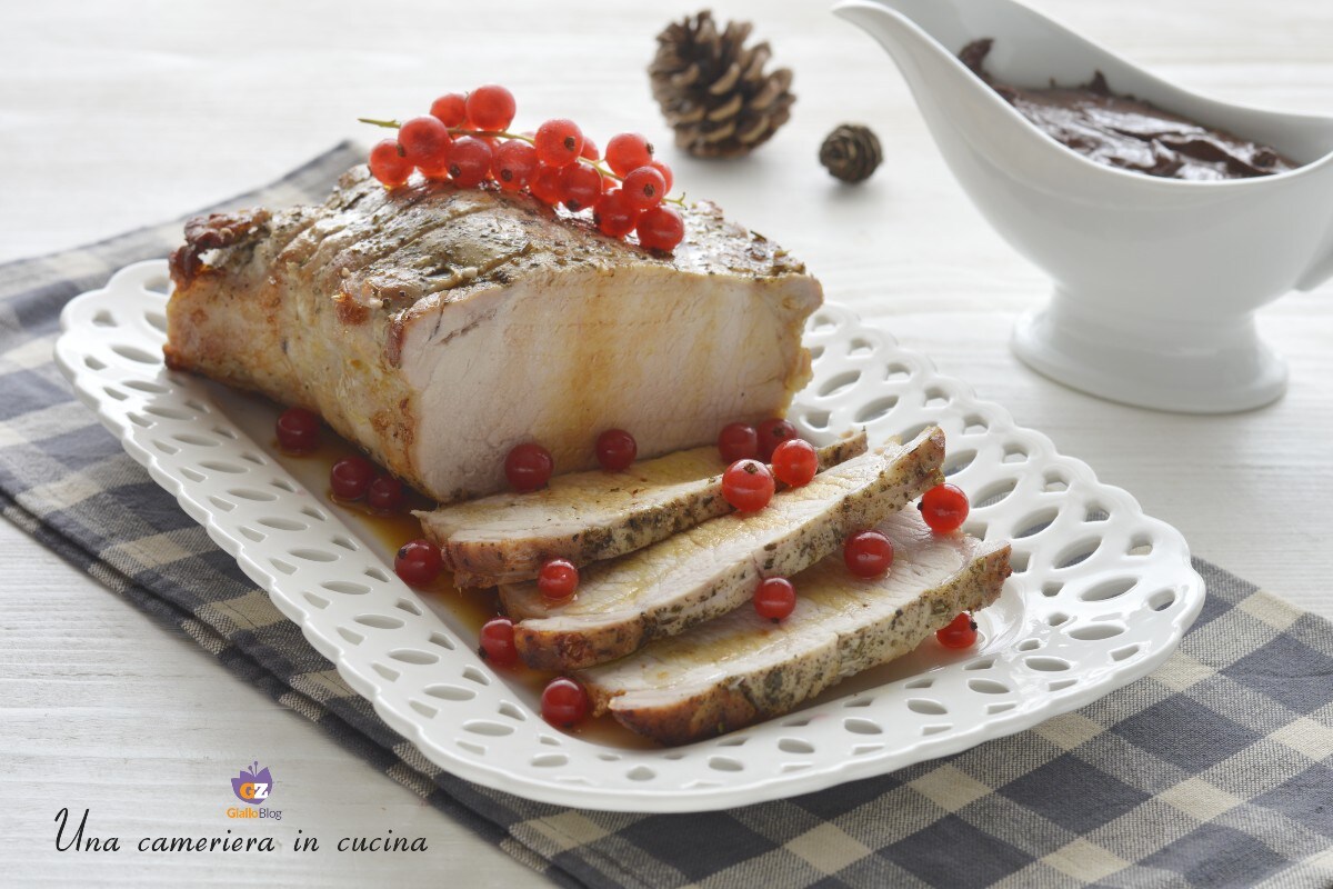 Pork Loin with Chocolate Sauce