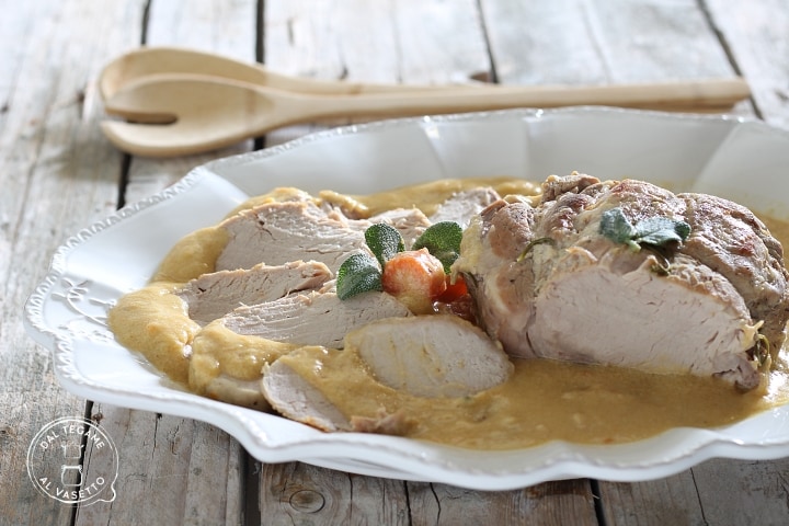 Pork Loin with Milk in Slow Cooker