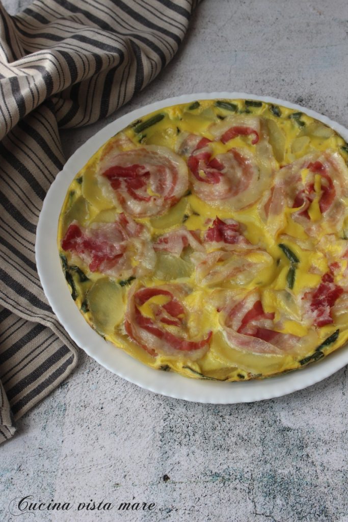 Potato, Green Bean, and Bacon Frittata Sea View Kitchen