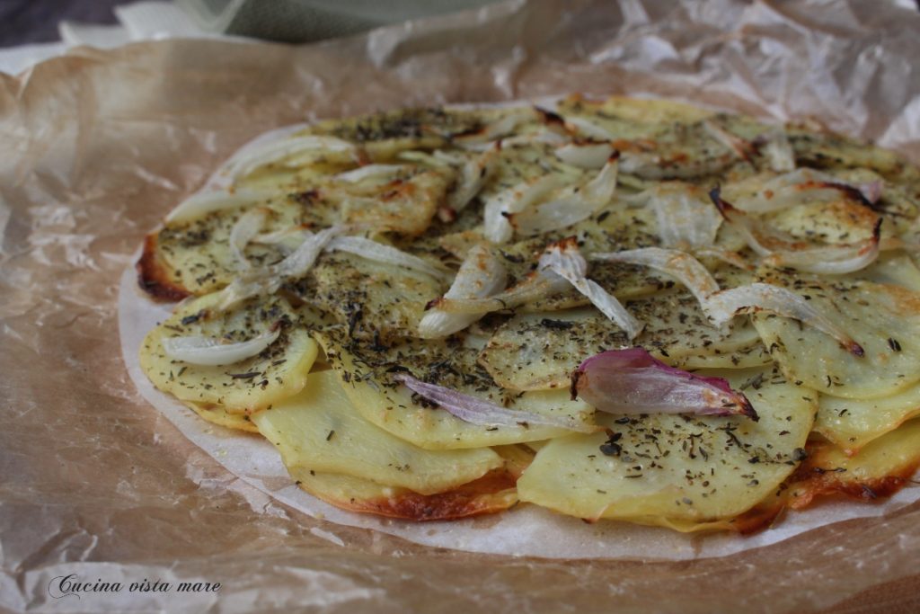 Potato Tart Sea View Kitchen