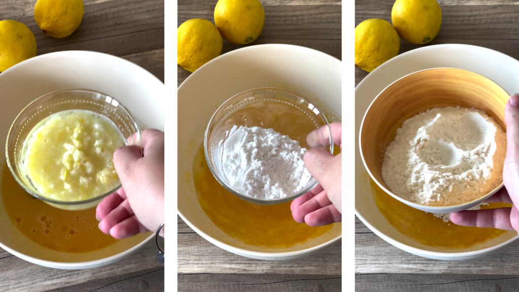 single-serving lemon cake