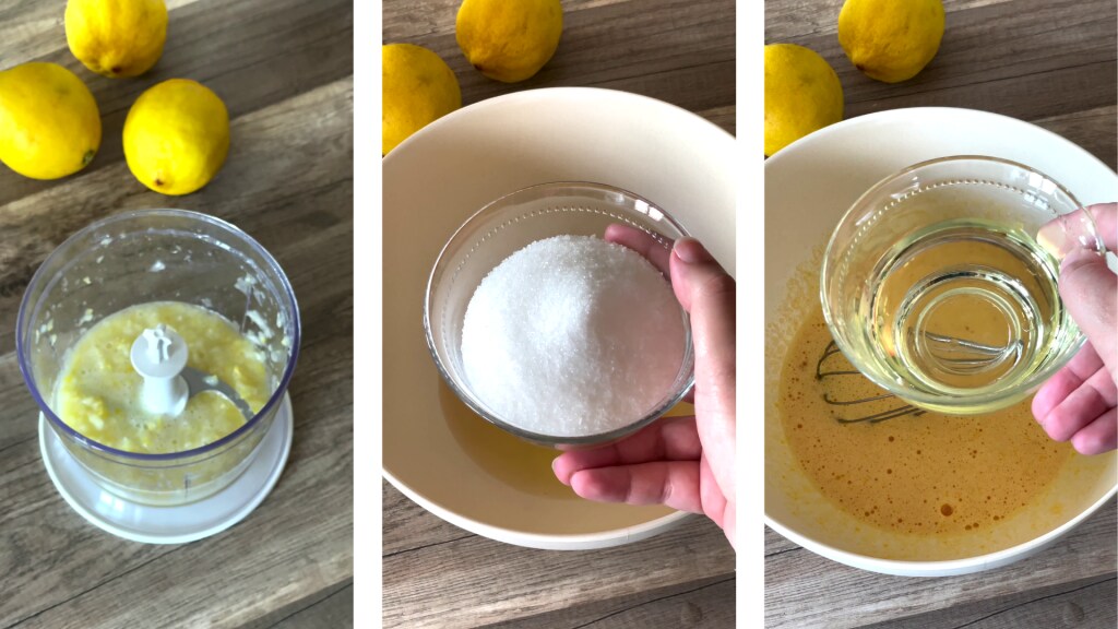 single-serving lemon cake