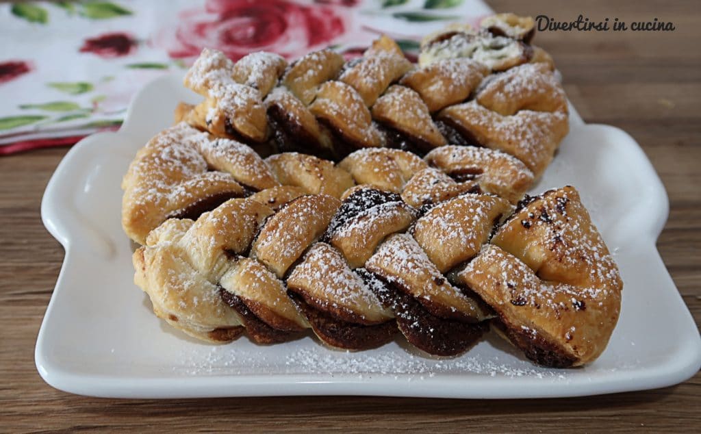 Puff Pastry Braids with Nutella in Air Fryer
