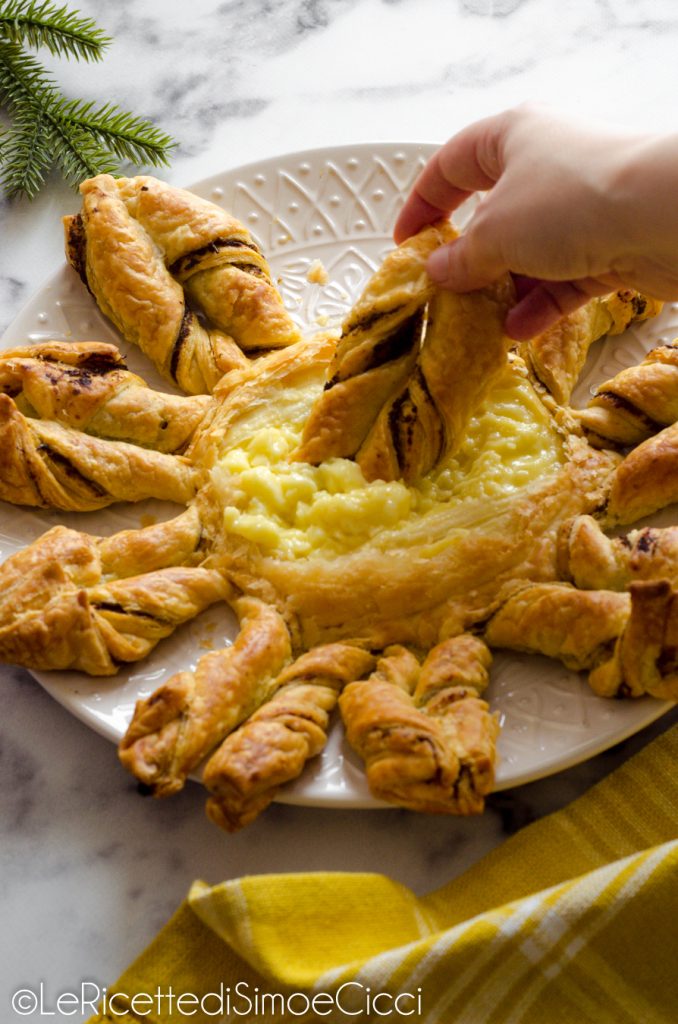 Puff Pastry Star with Brie