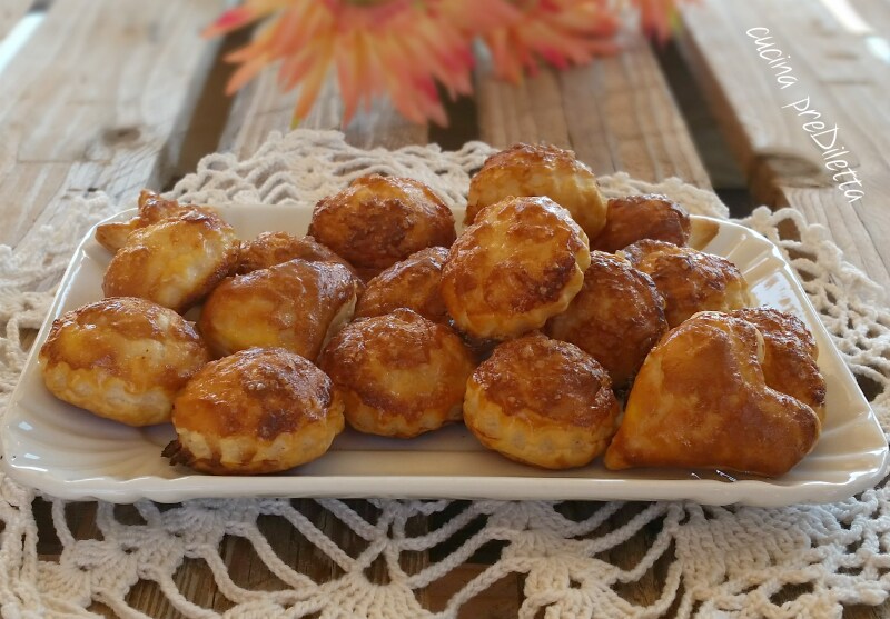 Puff Pastry Cookies, recipe to recycle puff pastry scraps, cucina preDiletta