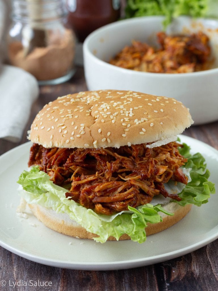 Pulled Chicken in Slow Cooker