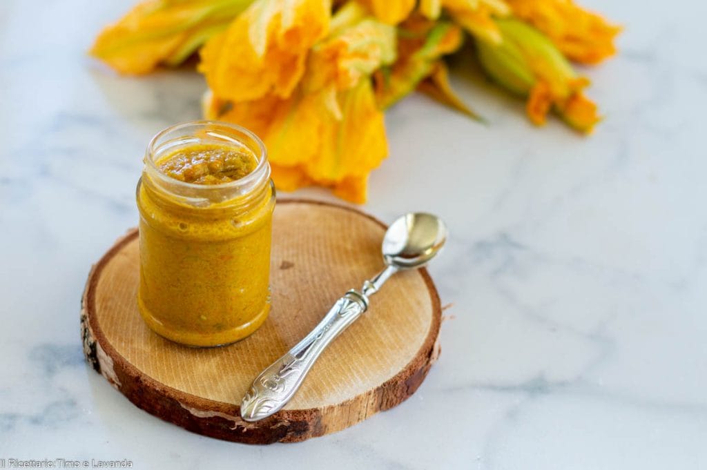 Pumpkin Flower Pesto